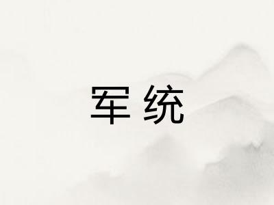 军统 军统