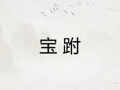 宝跗 宝跗