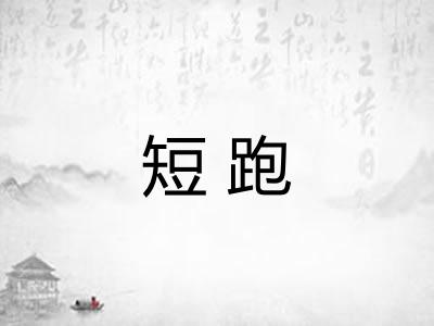 短跑 短跑