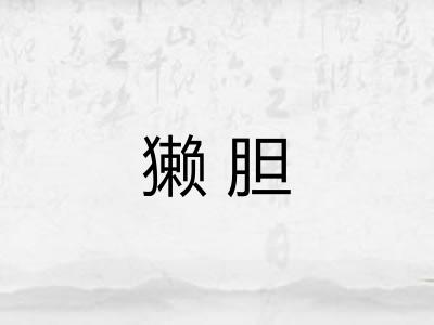 獭胆 獭胆