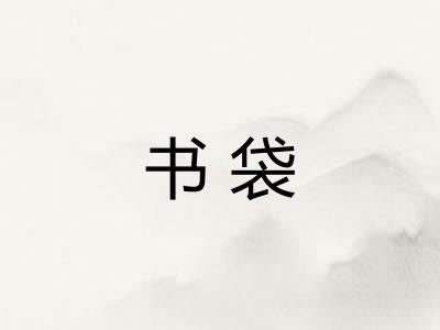 书袋 书袋