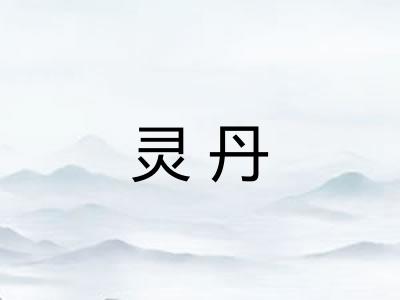 灵丹