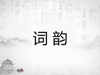 词韵