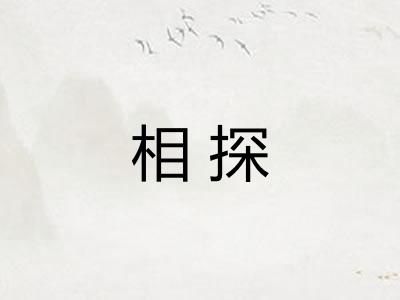 相探 相探