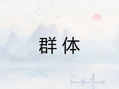 群体 群体