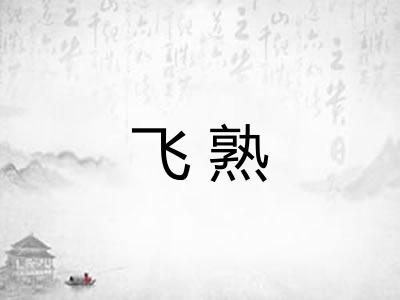 飞熟 飞熟