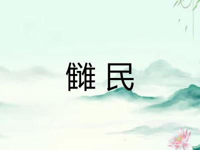 雠民
