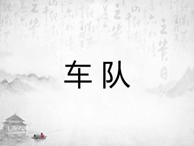 车队 车队