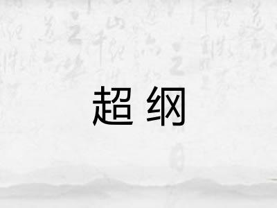 超纲