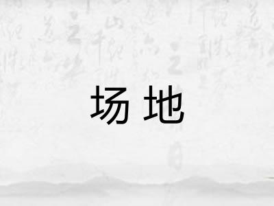场地 场地