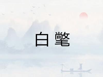 白氅 白氅