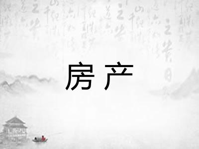 房产