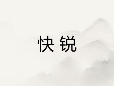 快锐 快锐