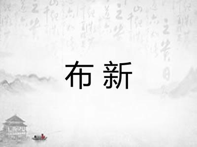 布新 布新