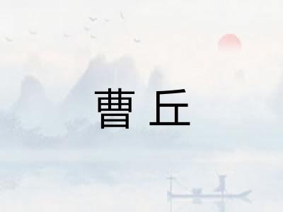 曹丘