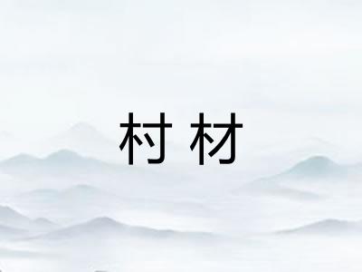 村材