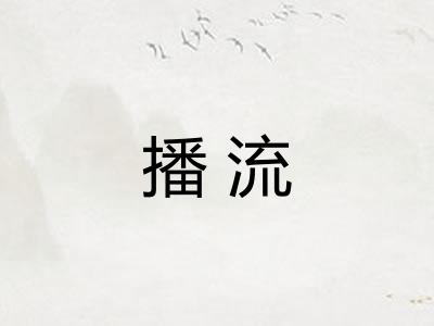 播流