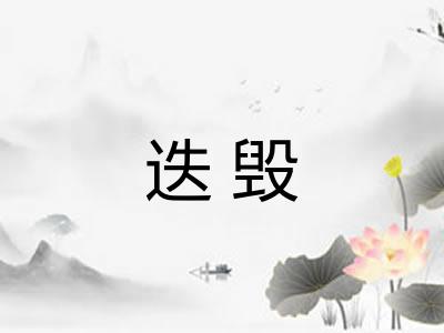 迭毁