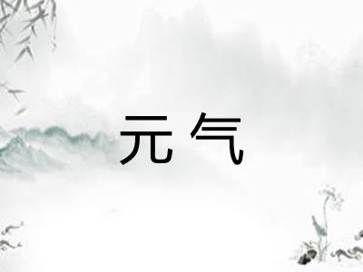 元气 元气