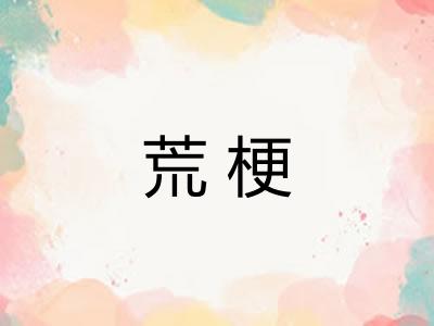 荒梗 荒梗