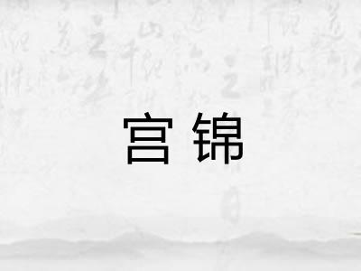 宫锦