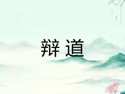 辩道 辩道