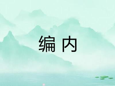 编内 编内