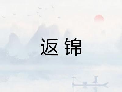 返锦 返锦