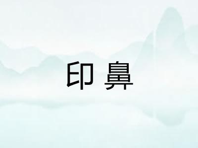 印鼻