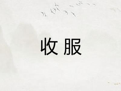 收服