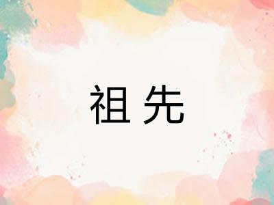 祖先 祖先