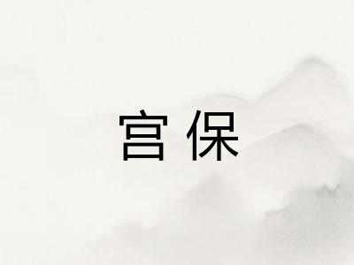 宫保 宫保