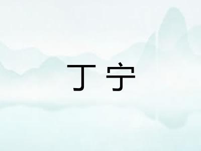 丁宁 丁宁