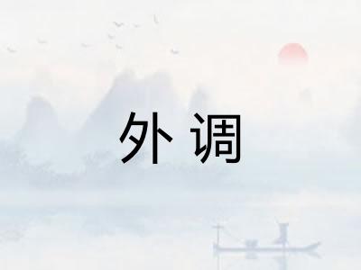 外调