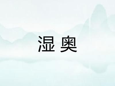 湿奥 湿奥