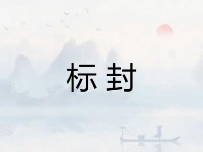 标封