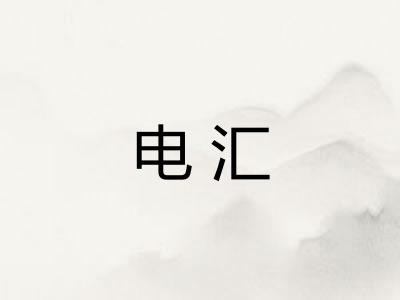 电汇 电汇