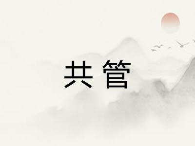 共管 共管