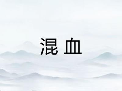 混血 混血