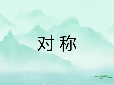 对称