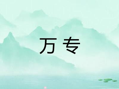 万专 万专