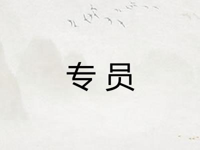 专员 专员