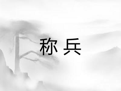 称兵