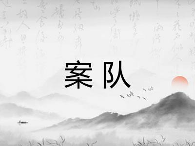 案队