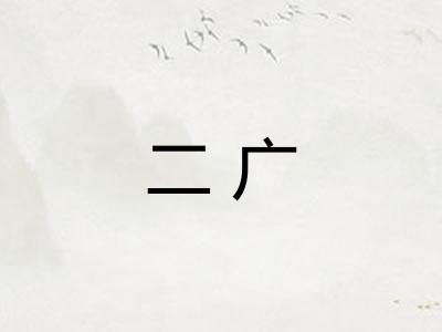 二广 二广