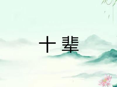 十辈 十辈