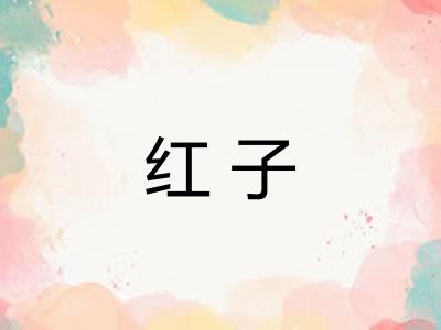 红子 红子