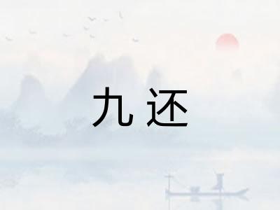 九还