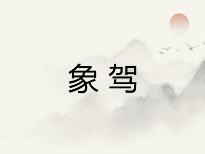 象驾