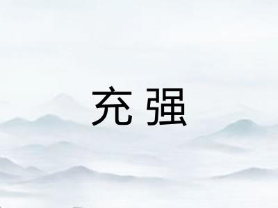 充强 充强